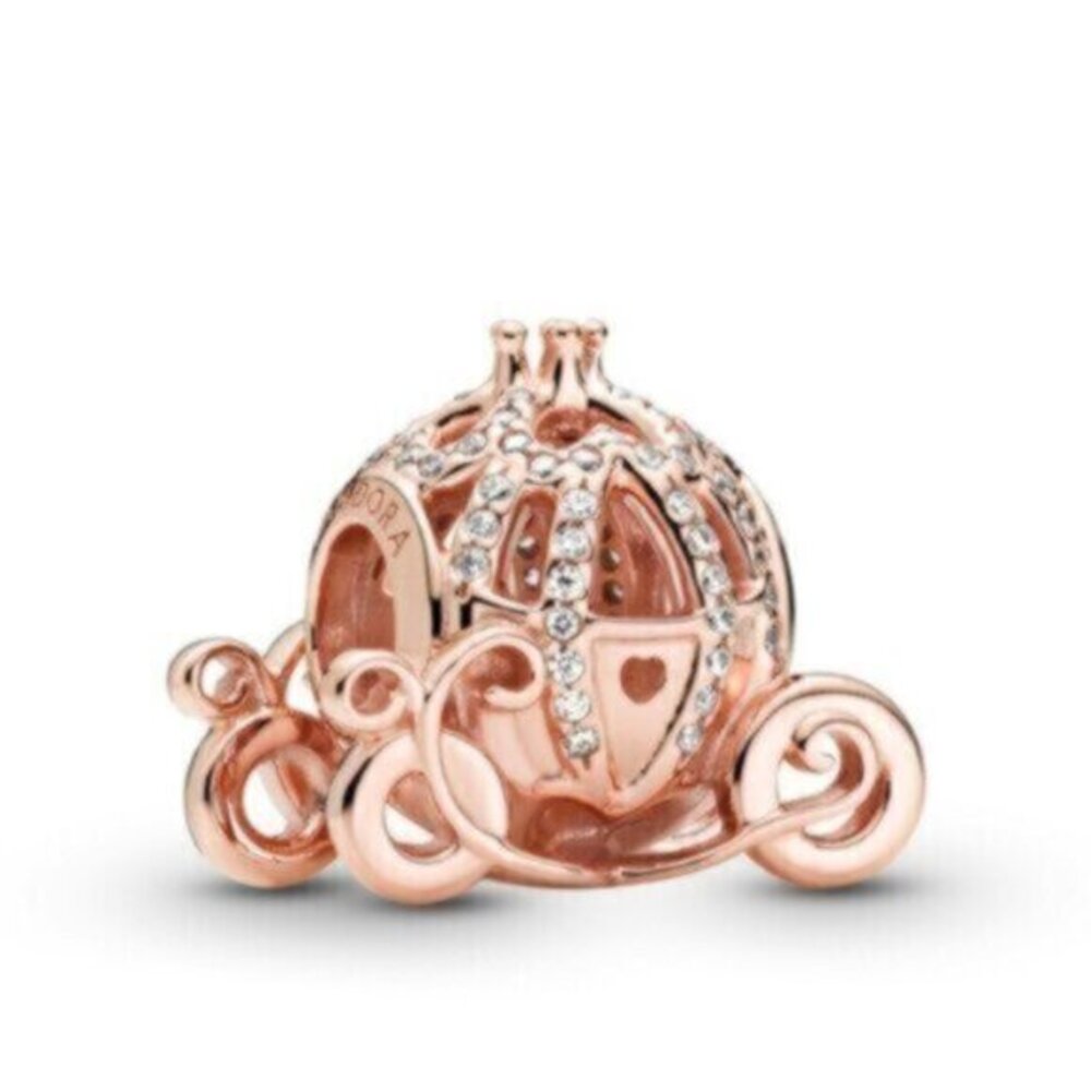 Pandora Rose邃? Cinderella Sparkling Carriage Charm